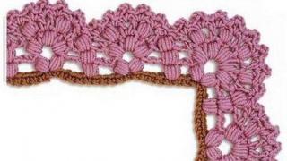 Knitting a border: diagrams and detailed instructions