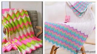 How to crochet a blanket for newborns Crochet baby blankets patterns and description