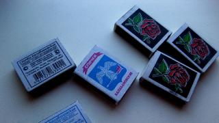Master class on making a vintage box from matchboxes with your own hands